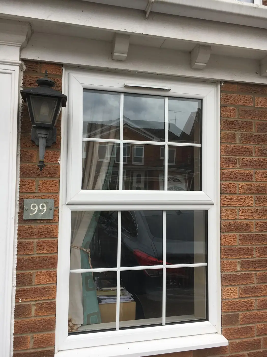 Traditional sash-style window